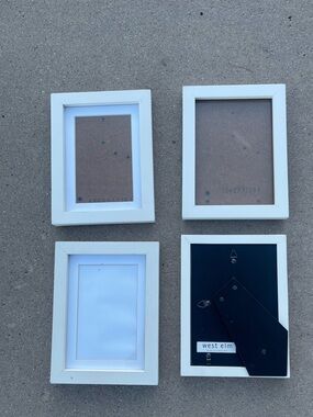 West Elm Wood Gallery Frames set (4)